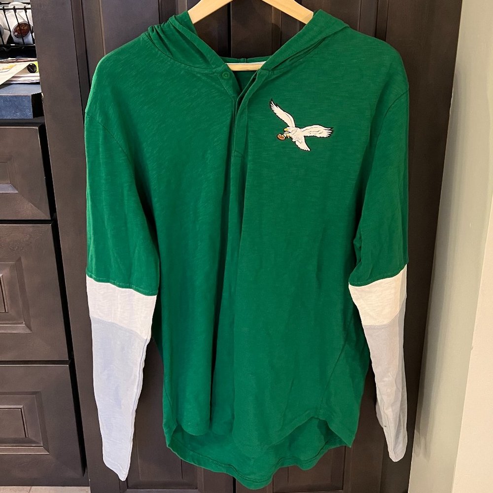 NEW Philadelphia Eagles Light Pullover Hoodie - Large